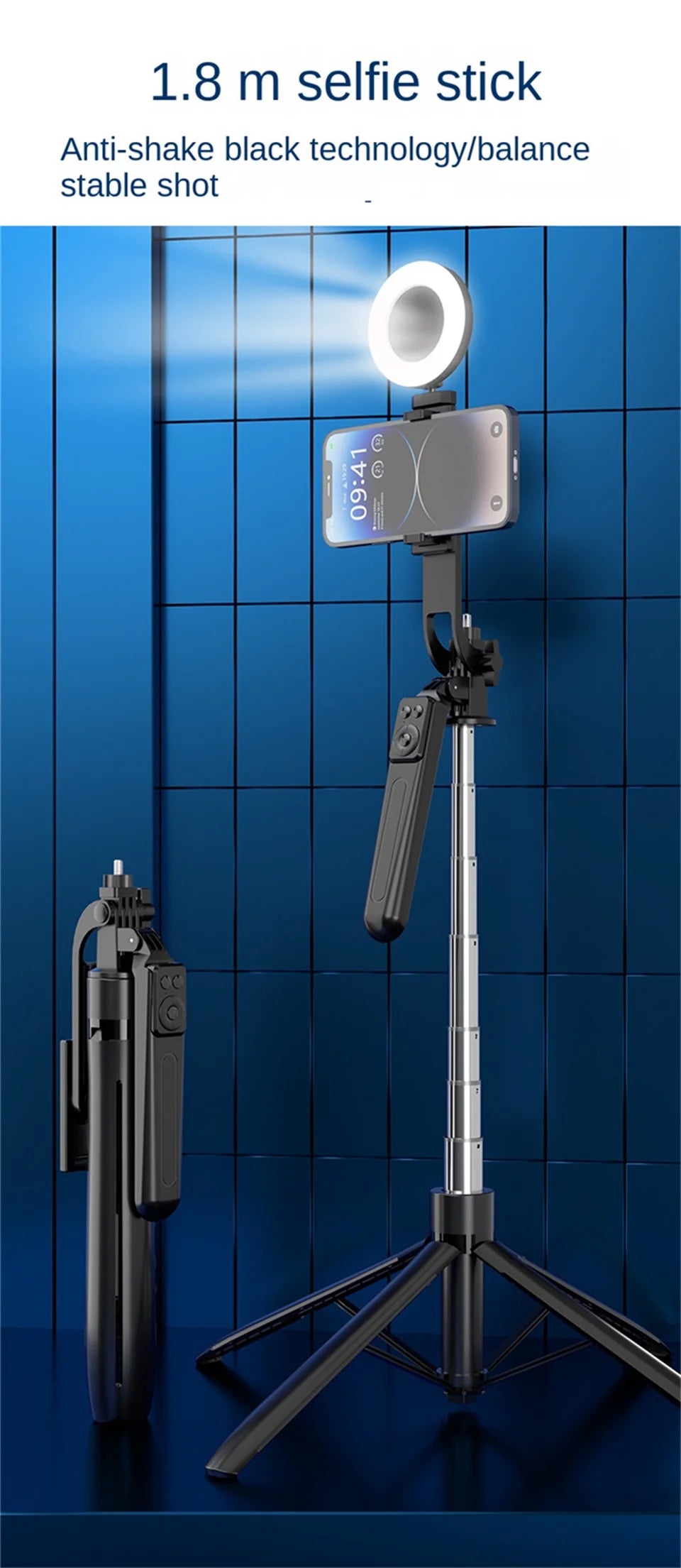 Tripode para moviles 360 de Aleación de Aluminio