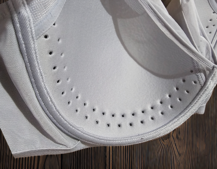 Sutien gasa y transpirable liso