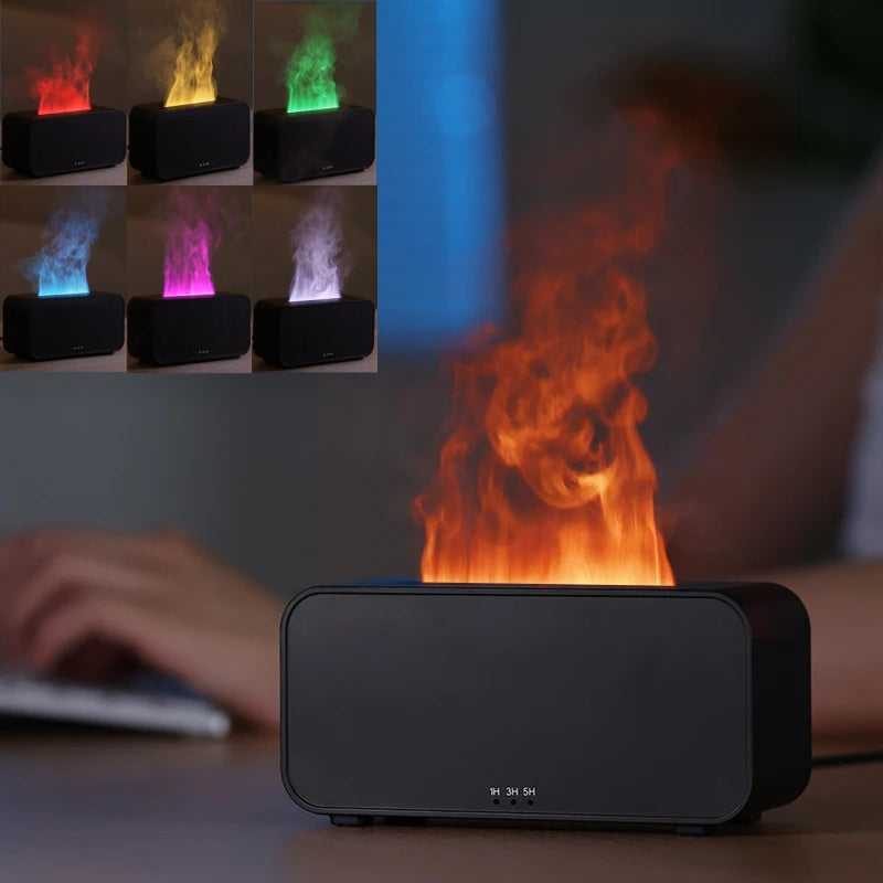 Humificador vaporizador con efecto fuego