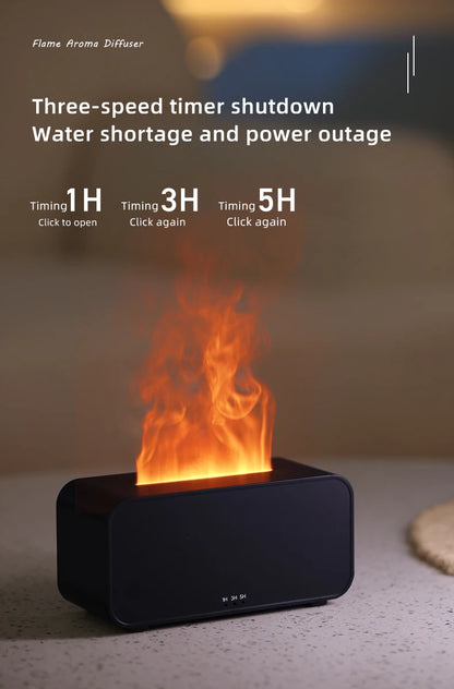 Humificador vaporizador con efecto fuego