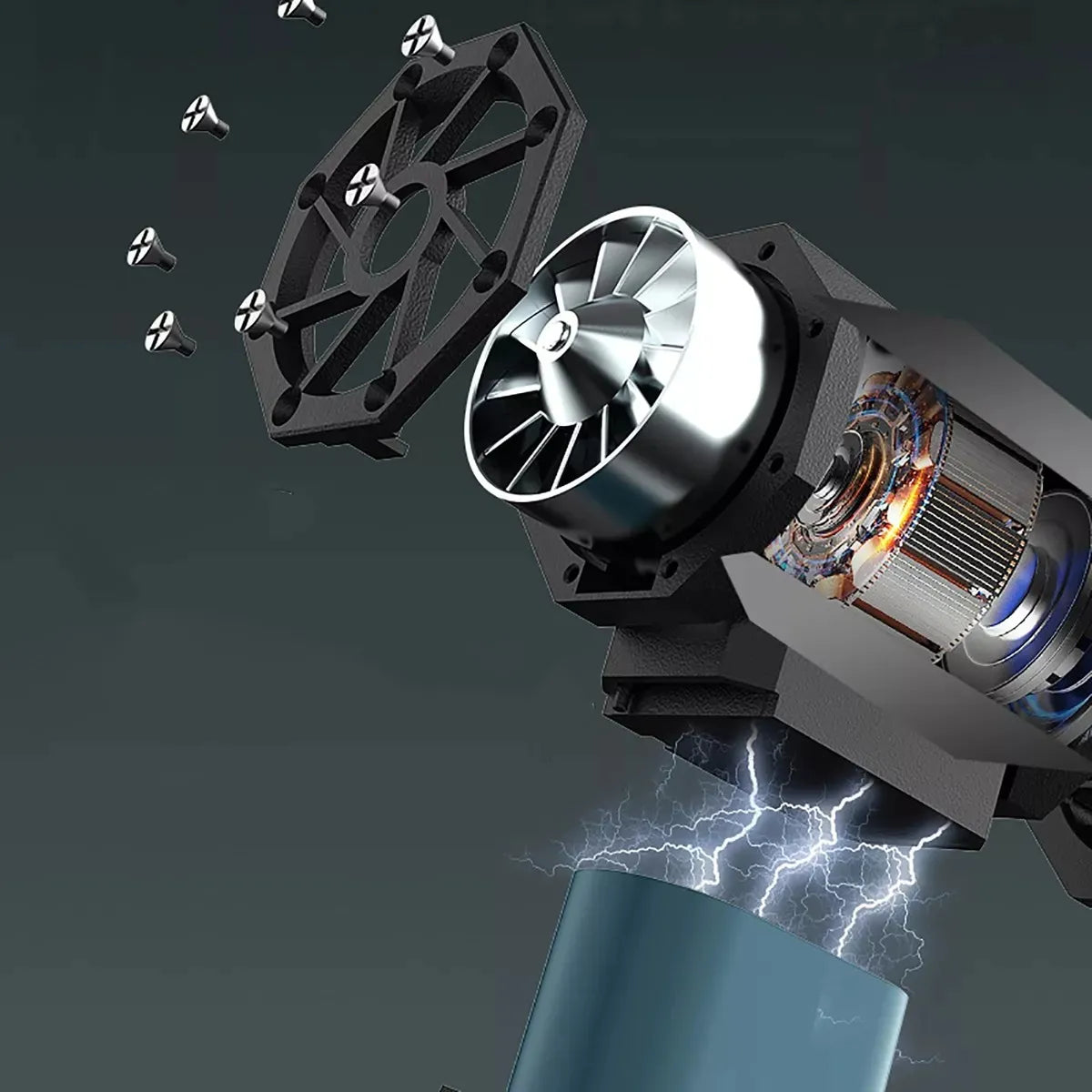 Ventilador de aire pequeño de alta velocidad