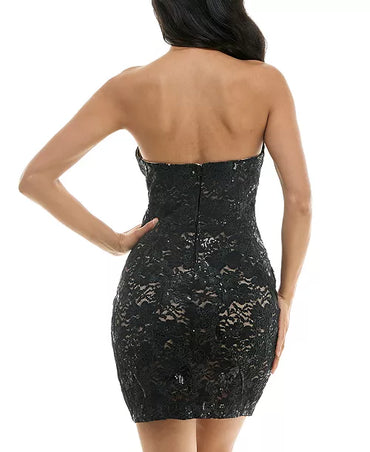 Vestido dama Esmerald Sundae Mini escote corazón