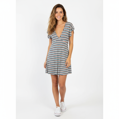 Vestido Universal rayas escote 