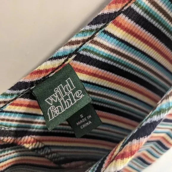 Vestido Universal rayas escote 