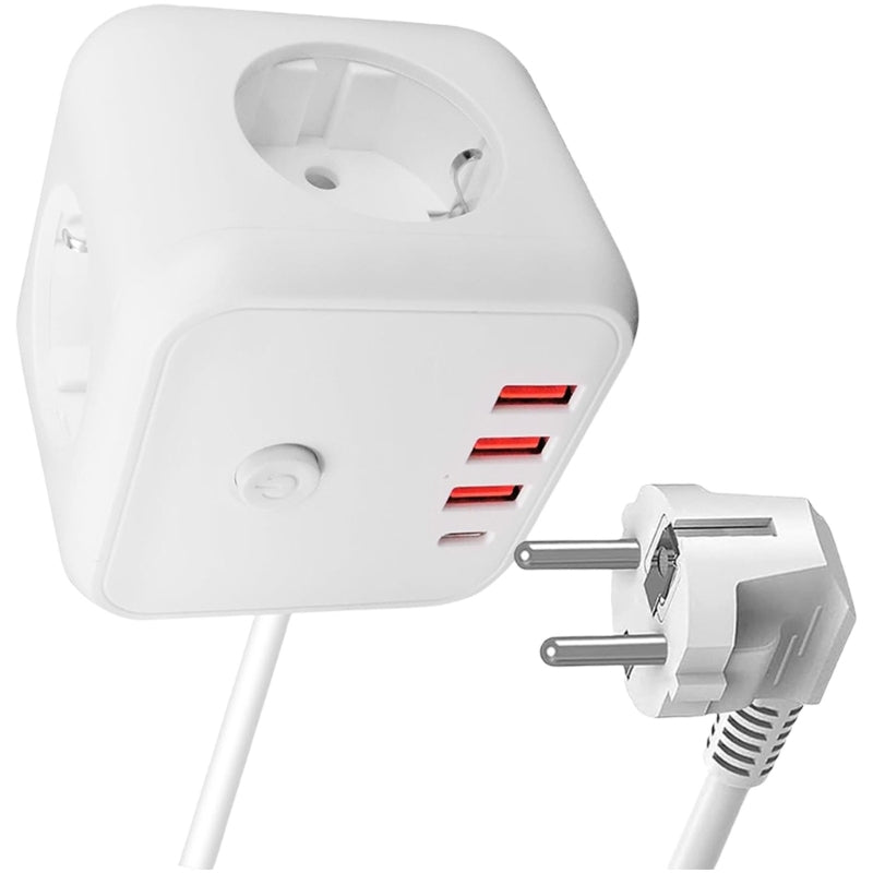 Zapatilla adaptador Lencent con usb 