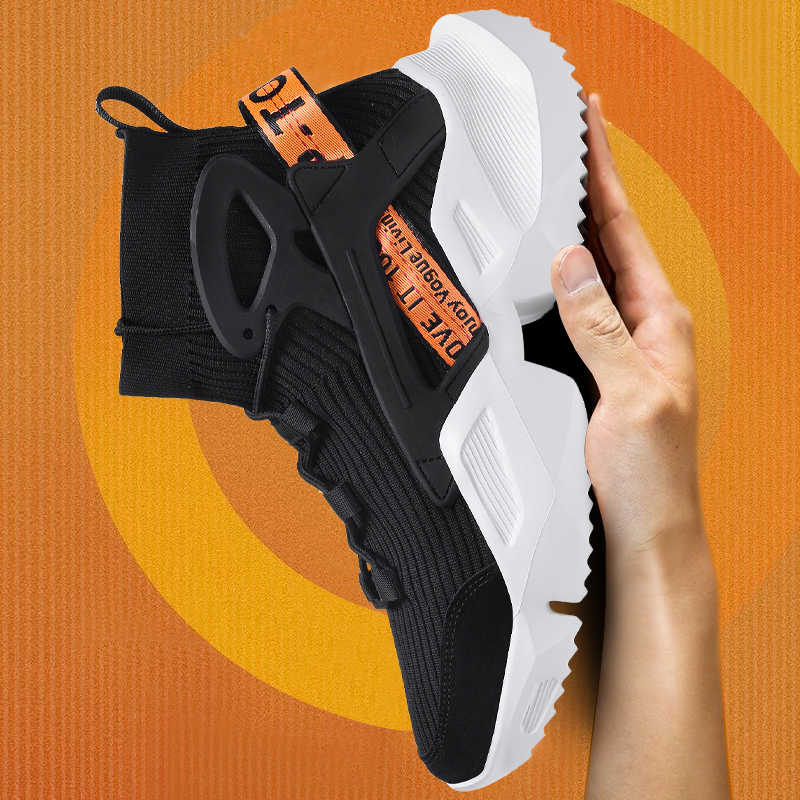 Zapatillas De Hombre Con Plataforma Transpirables Y Amortiguación