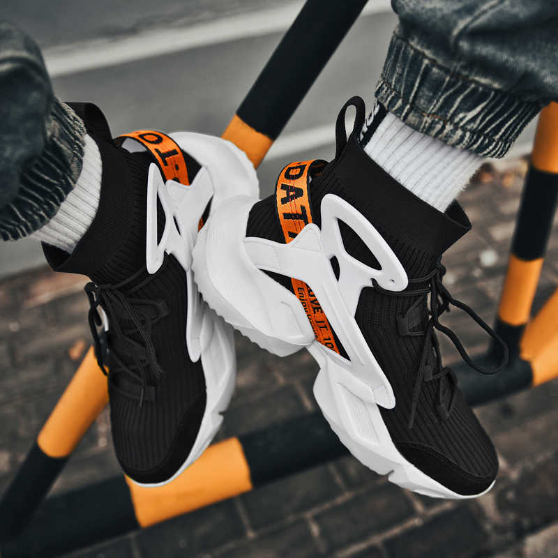 Zapatillas De Hombre Con Plataforma Transpirables Y Amortiguación